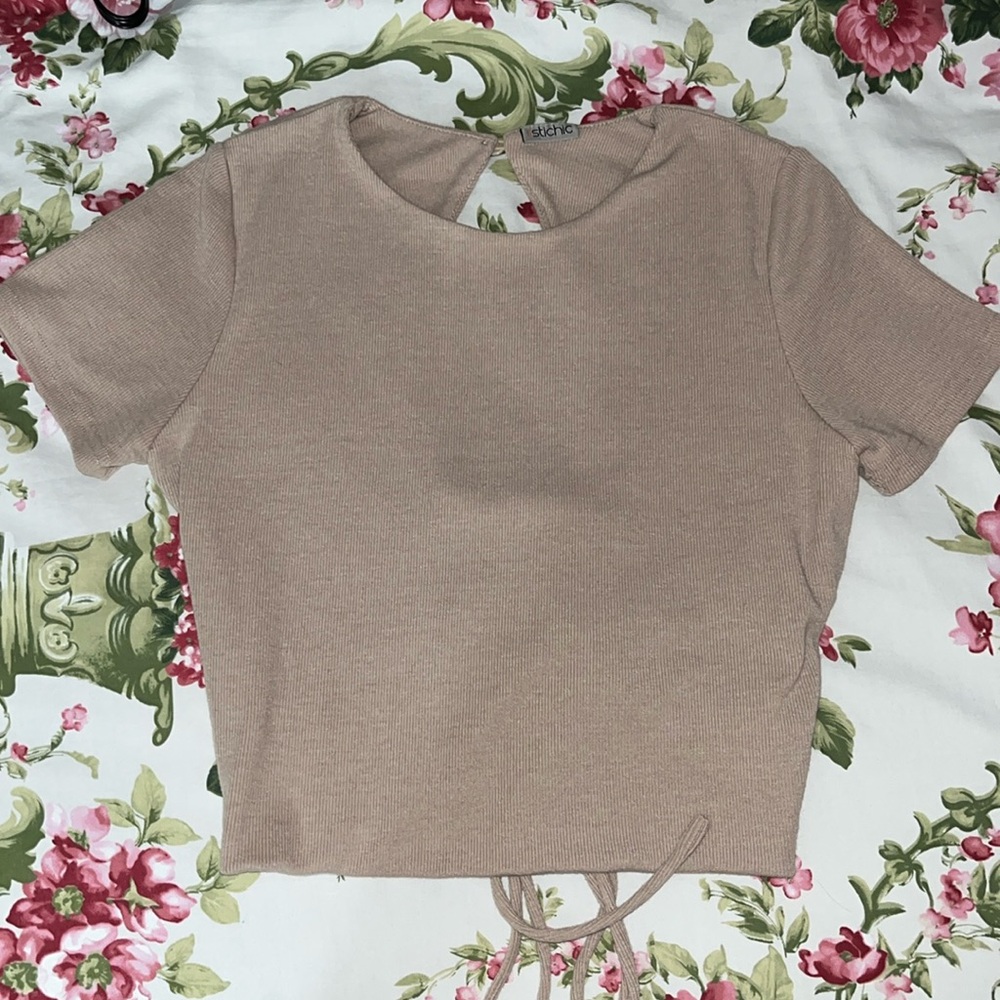 Basic ribbed t shirt